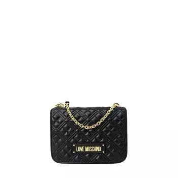 Черная полиэтиленовая сумка LOVE MOSCHINO