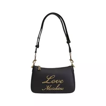 Черная полиэтиленовая сумка LOVE MOSCHINO