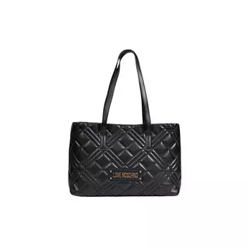 Черная полиэтиленовая сумка LOVE MOSCHINO