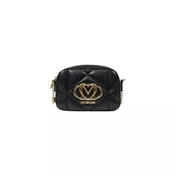 Черная полиэтиленовая сумка LOVE MOSCHINO