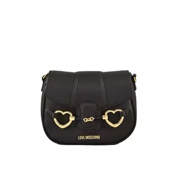 Черная полиэтиленовая сумка LOVE MOSCHINO