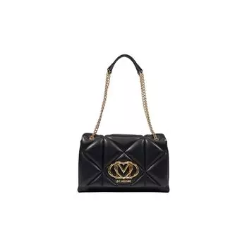 Черная полиэтиленовая сумка LOVE MOSCHINO