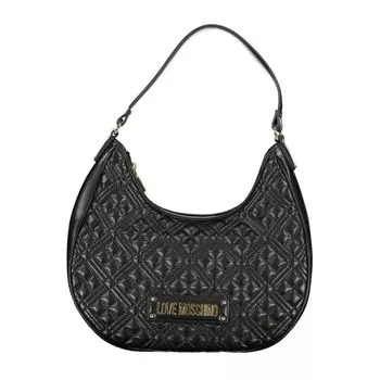 Черная полиэтиленовая сумка LOVE MOSCHINO