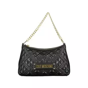 Черная полиэтиленовая сумка LOVE MOSCHINO