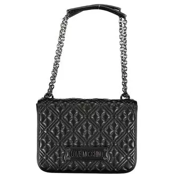 Черная полиэтиленовая сумка LOVE MOSCHINO