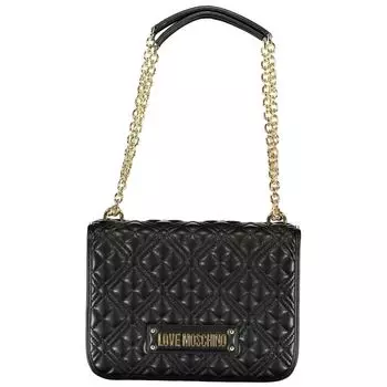 Черная полиэтиленовая сумка LOVE MOSCHINO