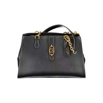 Черная полиэтиленовая женская сумка Guess Shoes