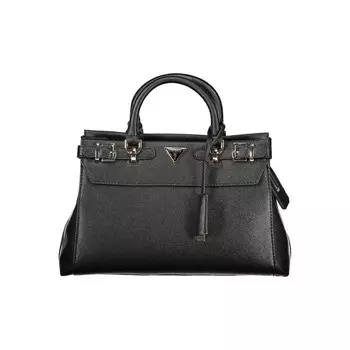 Черная полиэтиленовая женская сумка Guess Shoes
