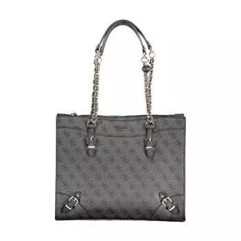 Черная полиэтиленовая женская сумка Guess Shoes