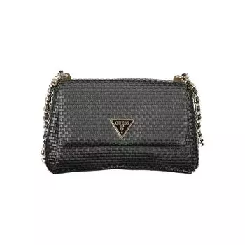 Черная полиэтиленовая женская сумка Guess Shoes