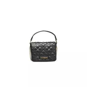 Черная полиэтиленовая женская сумка LOVE MOSCHINO