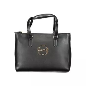 Черная полиэтиленовая женская сумка Valentino Bags