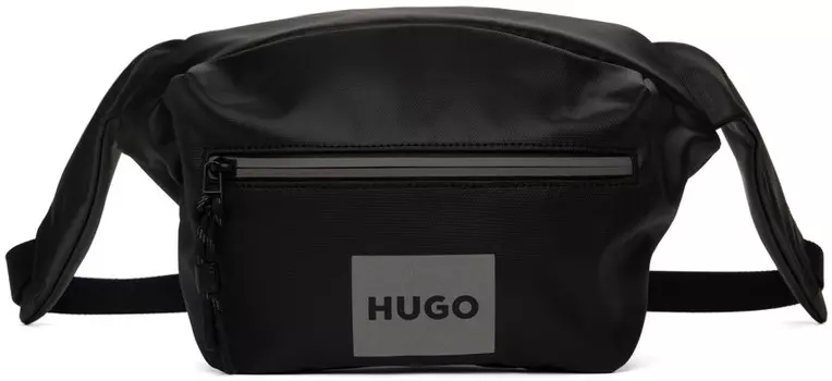 Черная поясная сумка Quantum Hugo