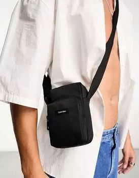Черная репортерская сумка Calvin Klein