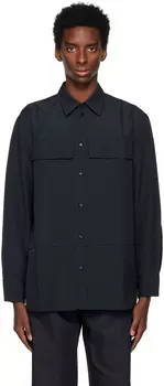 Черная рубашка на пуговицах Jil Sander