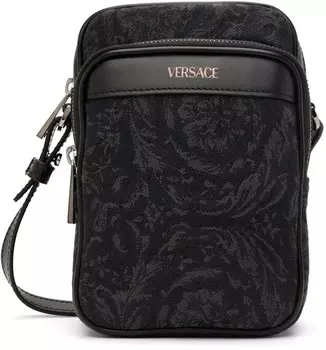 Черная сумка Barocco Athena Versace