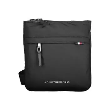 Черная сумка через плечо из полиэстера Tommy Hilfiger