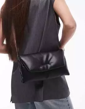 Черная сумка-клатч Topshop – Goya – Puffy