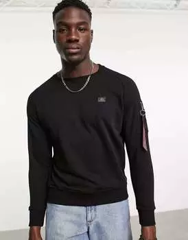 Черная толстовка Alpha Industries X-Fit