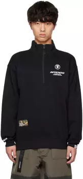 Черная толстовка на молнии AAPE by A Bathing Ape