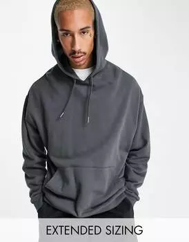 Черная толстовка оверсайз ASOS DESIGN