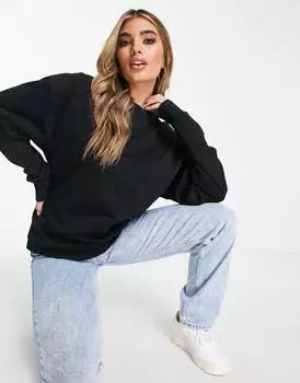 Черная толстовка оверсайз ASOS DESIGN