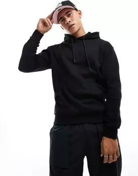 Черная толстовка оверсайз Jack & Jones