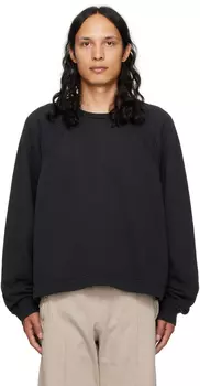 Черная толстовка с тиснением Acne Studios
