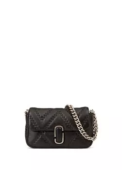 Черная женская кожаная сумка j marc mini mini Marc Jacobs