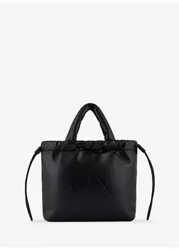 Черная женская сумка 25х20х10 см 9429383F73600020 Armani Exchange, черный
