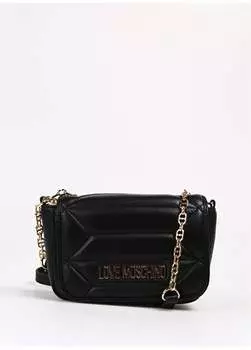 Черная женская сумка через плечо 14X19x8 см JC4056PP1HL1200A Love Moschino, черный