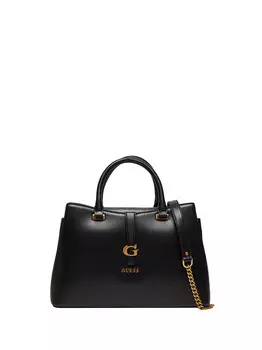Черная женская сумка через плечо Guess