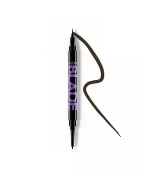 Чернила для бровей + водостойкий карандаш для бровей Urban Decay, цвет Dark Drapes (dark brown)