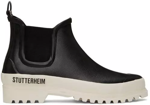 Черно-белые ботинки челси Novesta Edition Rainwalker Stutterheim