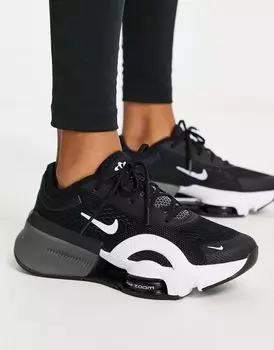Черно-белые кроссовки Nike Zoom SuperRep 4
