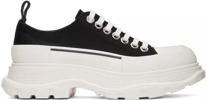 Черно-белые кроссовки Slick Alexander McQueen