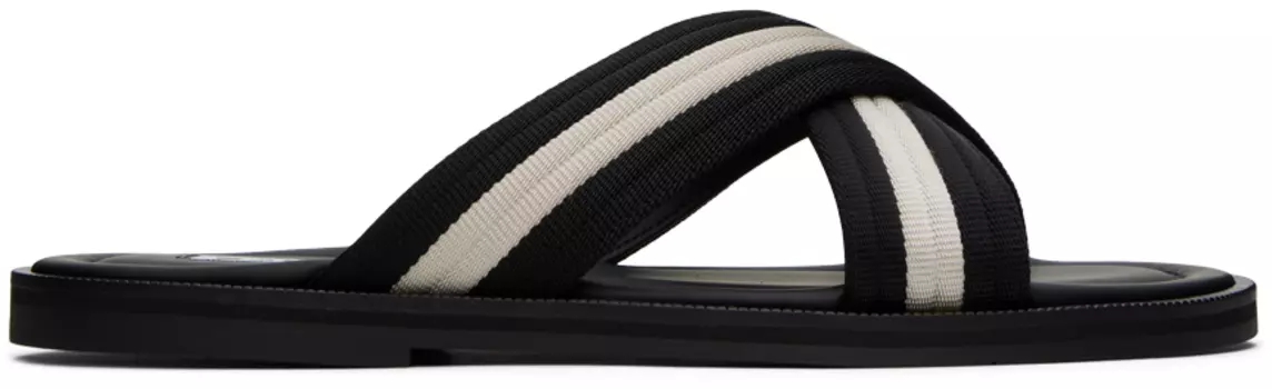 Черно-белые сандалии Gyllu Bally