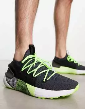 Черно-желтые кроссовки Under Armour Running HOVR Phantom 3 RFLCT