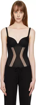 Черное боди на косточках La Perla
