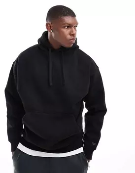 Черное худи Pull&Bear
