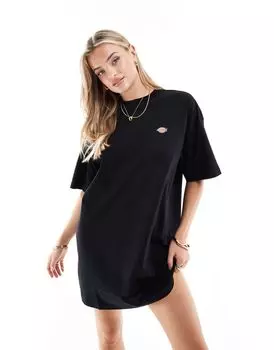 Черное платье-футболка Dickies Mapleton