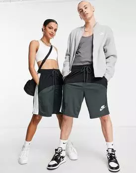 Черные 11-дюймовые шорты унисекс Nike Basketball Starting Five