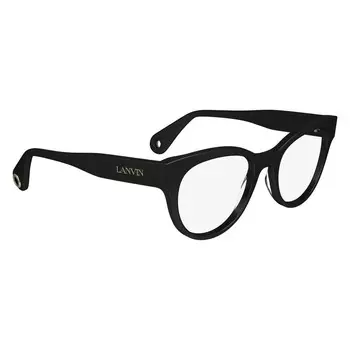 Черные ацетатные оправа Lanvin
