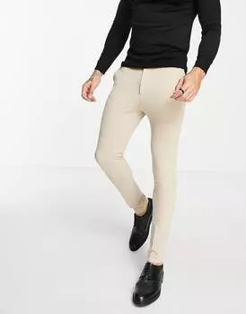 Черные элегантные брюки суперскинни ASOS DESIGN
