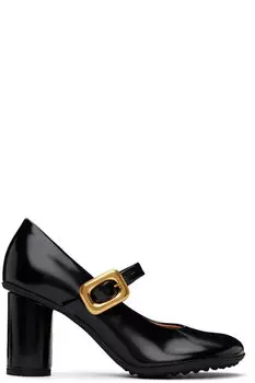 Черные атомные туфли Bottega Veneta
