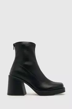 Черные ботильоны Brielle на эластичной платформе Schuh, черный