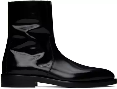 Черные ботильоны Ferragamo