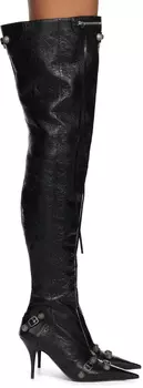 Черные ботинки Balenciaga Cagole
