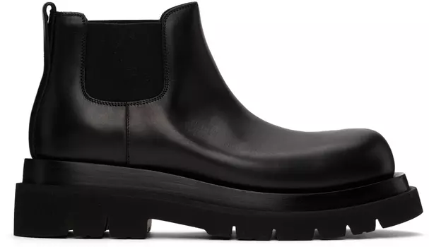 Черные ботинки челси Bottega Veneta