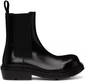 Черные ботинки челси Fireman Bottega Veneta